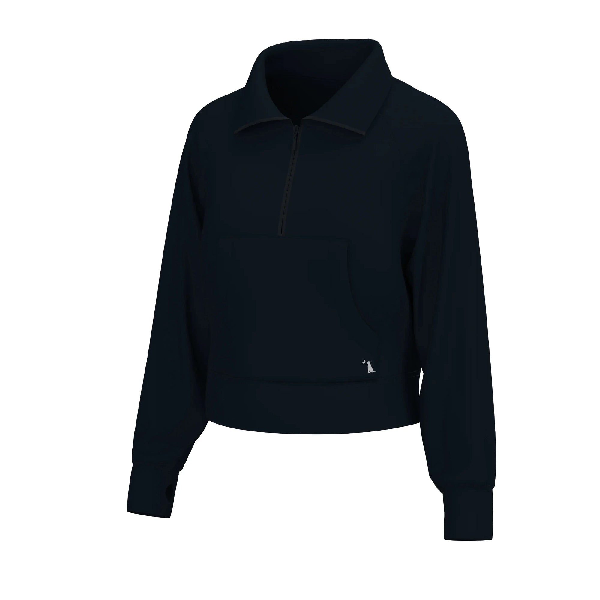 LOCAL GIRL Women's Pullovers BLACK / XS Local Girl Women's Freelance Quarter Zip L5130011