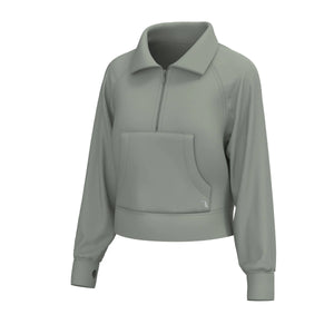 LOCAL GIRL Women's Pullovers SAGE / XS Local Girl Women's Freelance Quarter Zip L5130011