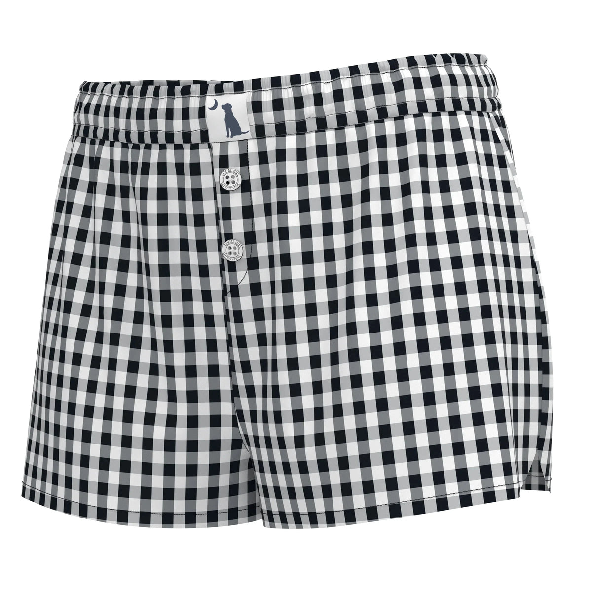 LOCAL GIRL Women's Shorts BLACK / XS Local Girl Boxer Shorts || David's Clothing L5160005B