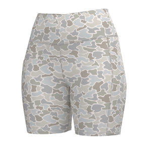 LOCAL GIRL Women's Shorts FORREST CAMO SALTWATER / XS Local Girl Biker Shorts L5160003