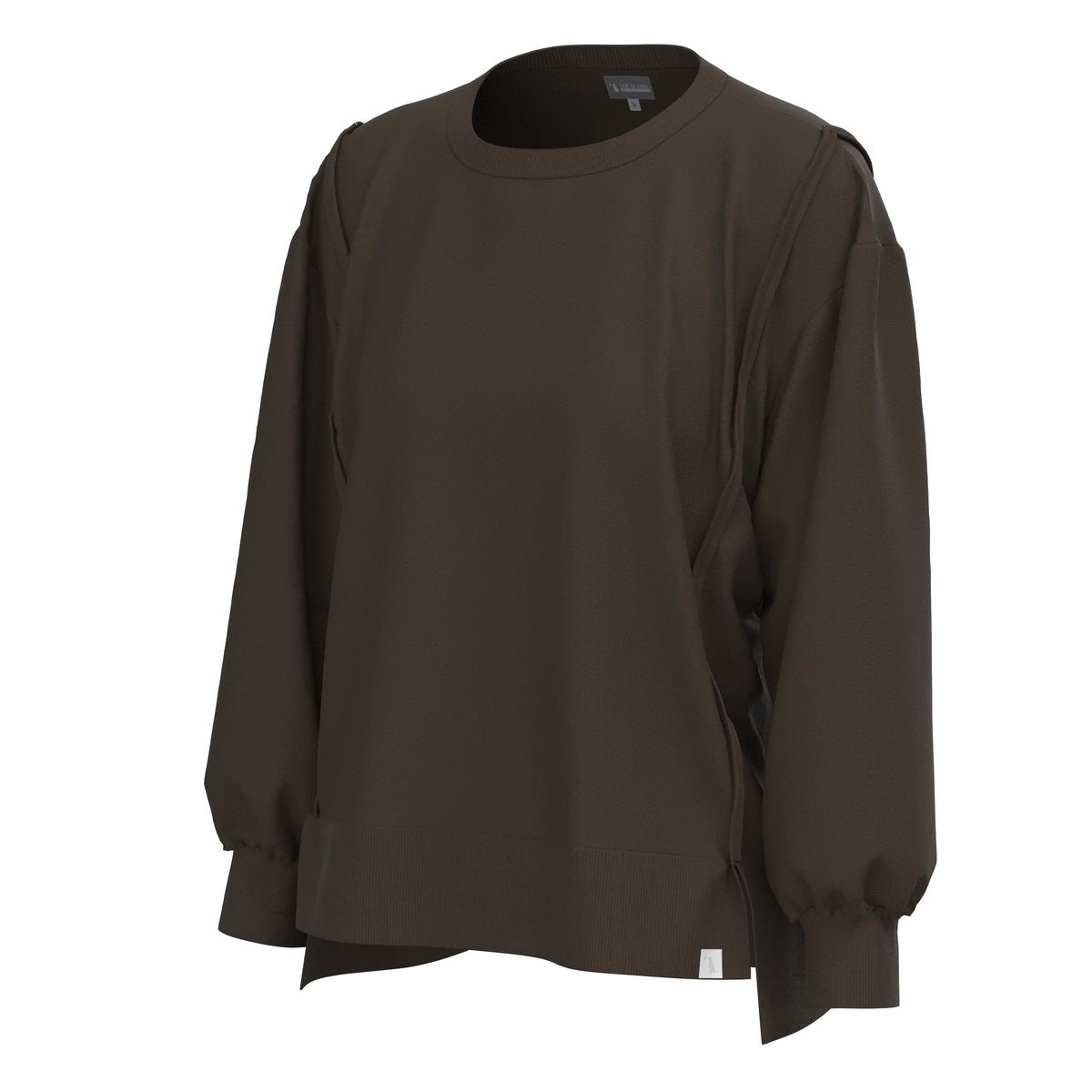LOCAL GIRL Women's Sweatshirt ESPRESSO / XS Local Girl Daily Crew L5130045