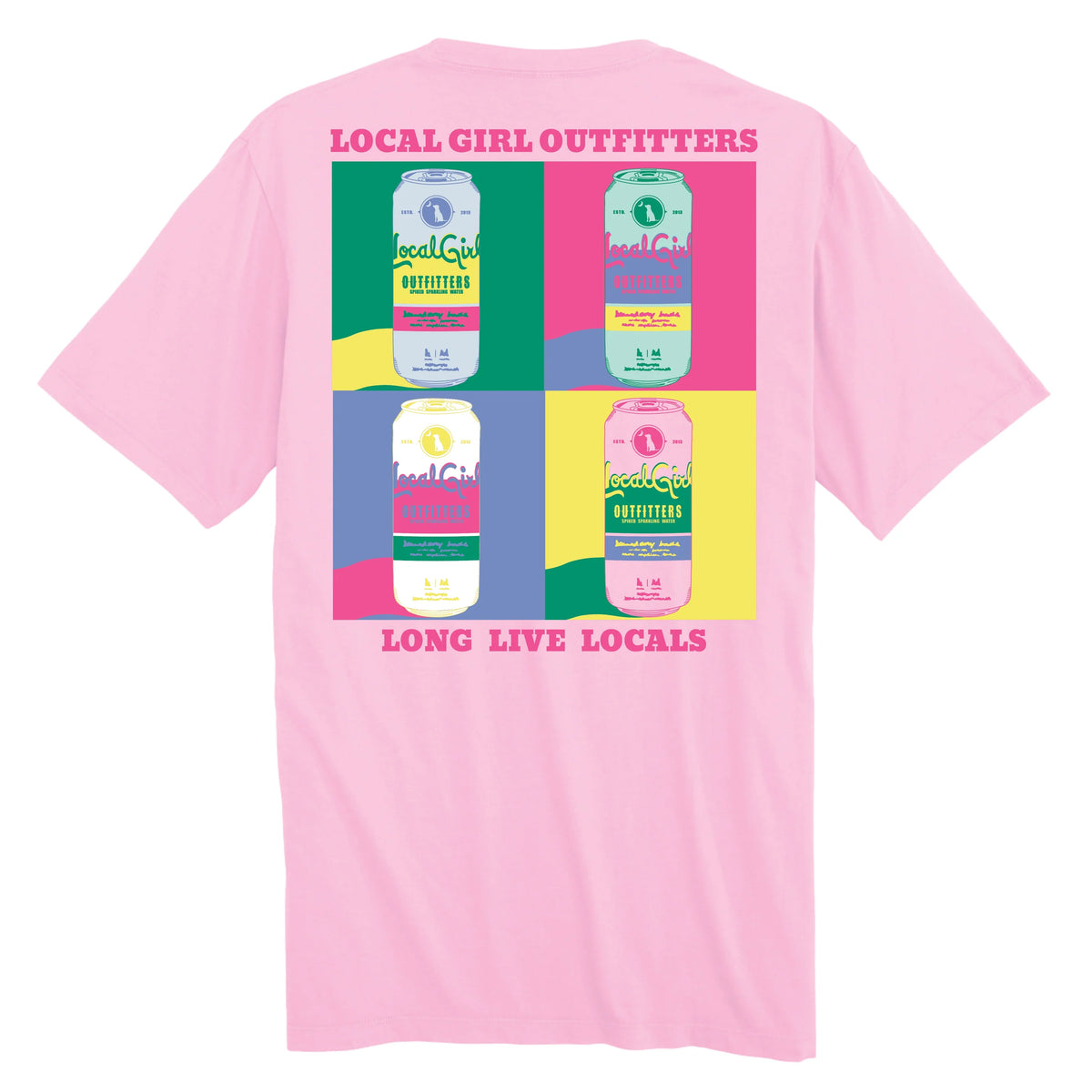 LOCAL GIRL Women's Top Local Girl Chico Pop Art SS Tee