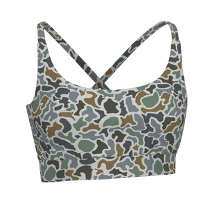 LOCAL GIRL Women's Top LOCALFLAGE BLUFF / XS Local Girl Sports Bra || David's Clothing L5140002