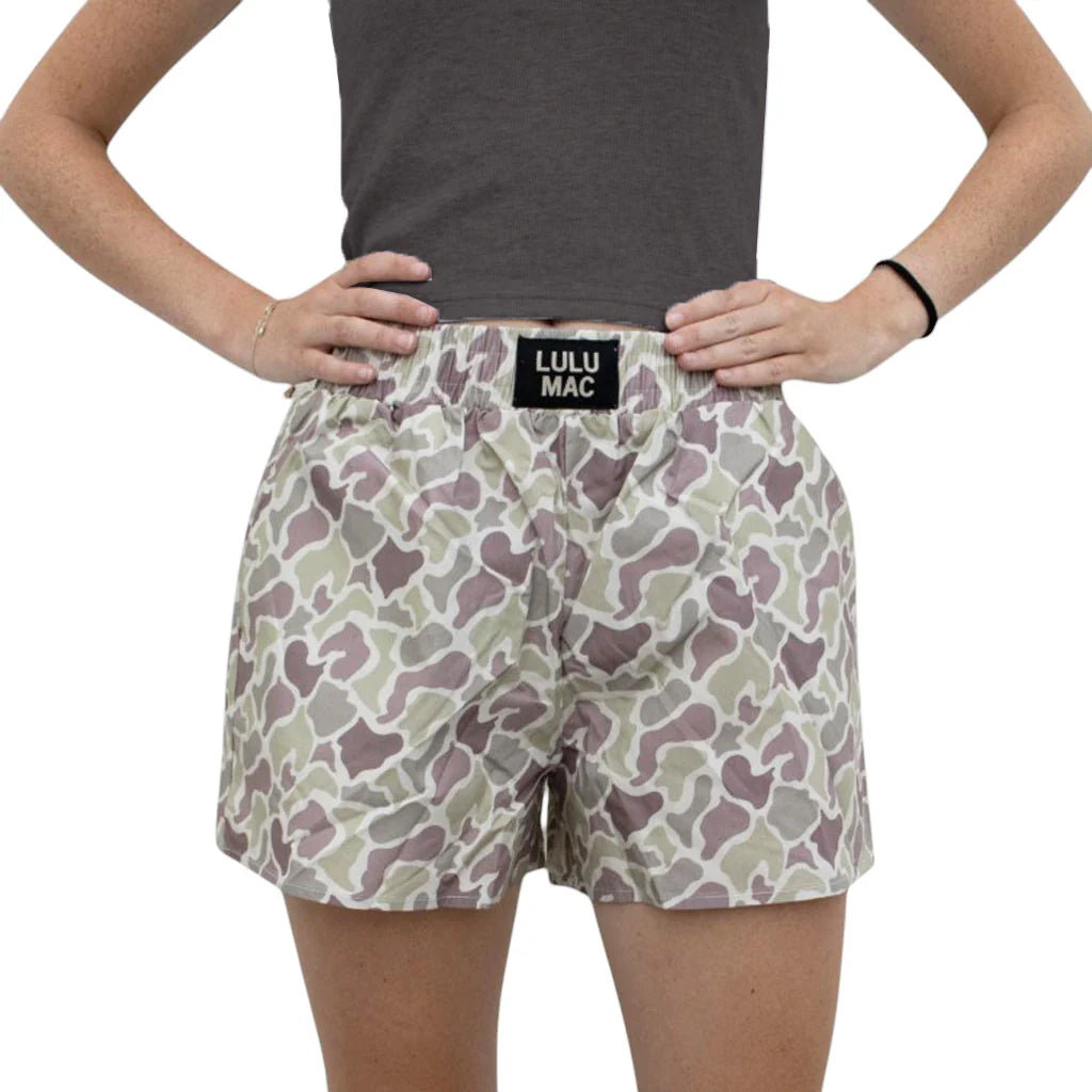 LU LU MAC Lulu Mac Light Camo Boxer Short
