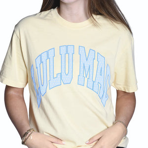 LU LU MAC Women's Tees BUTTER / S Lulu Mac Polka Dot Tee LM-PD