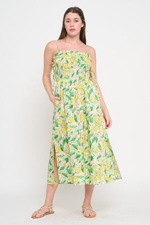 MEET ME IN SANTORINI Women's Dresses Lemon Grove Bliss Maxi Dress || David's Clothing