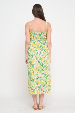 MEET ME IN SANTORINI Women's Dresses Lemon Grove Bliss Maxi Dress || David's Clothing