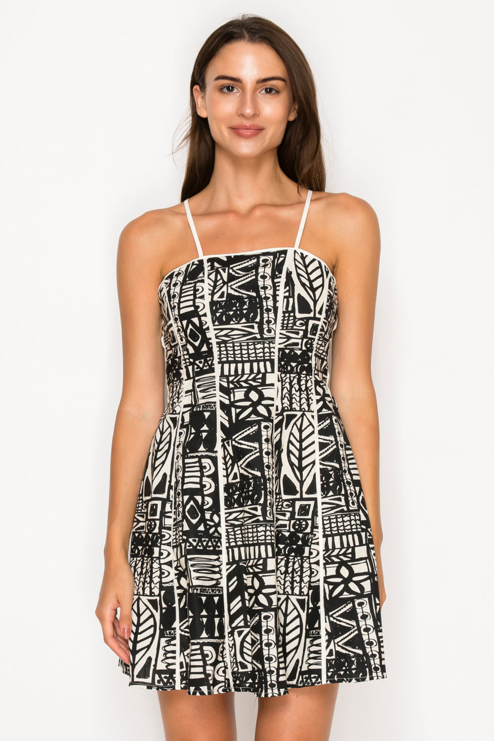 MEET ME IN SANTORINI Women's Dresses Nysas Ink Mini Dress