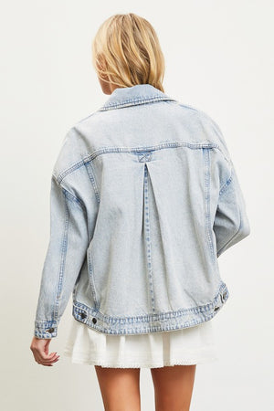 MUSTARD SEED Women Jackets Back Pleated Jacket || David's Clothing