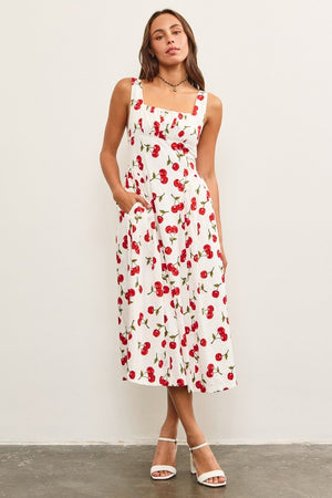 MUSTARD SEED Women's Dresses Gathered Front Sleeveless Dress || David's Clothing