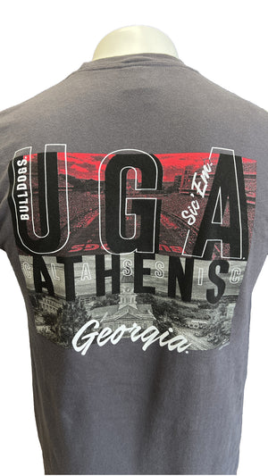 New World Graphics Men's Tees UGA Panos Short Sleeve T-Shirt Graphic Tee || David's Clothing