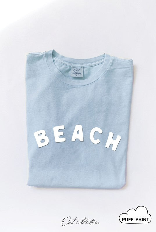 Oat Collective Women's Tee Beach Puff Mineral Graphic Top || David's Clothing