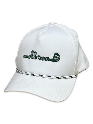 OLD ROW Men's Hats WHITE Old Row Golf Club Rope Hat || David's Clothing WROW3586