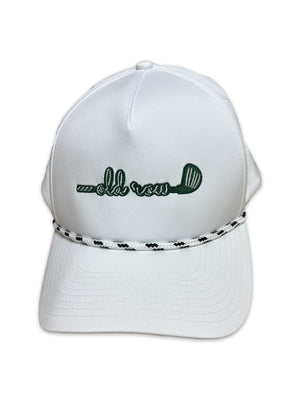 OLD ROW Men's Hats WHITE Old Row Golf Club Rope Hat || David's Clothing WROW3586