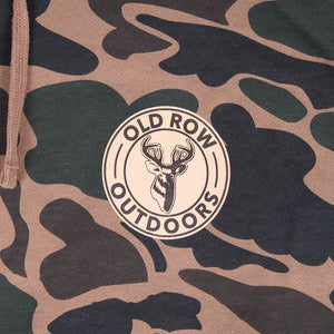 OLD ROW Men's Pullover Old Row Outdoors Deer Circle Camo Hoodie || David's Clothing