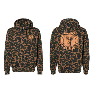 OLD ROW Men's Pullover Old Row Outdoors Deer Circle Camo Hoodie || David's Clothing