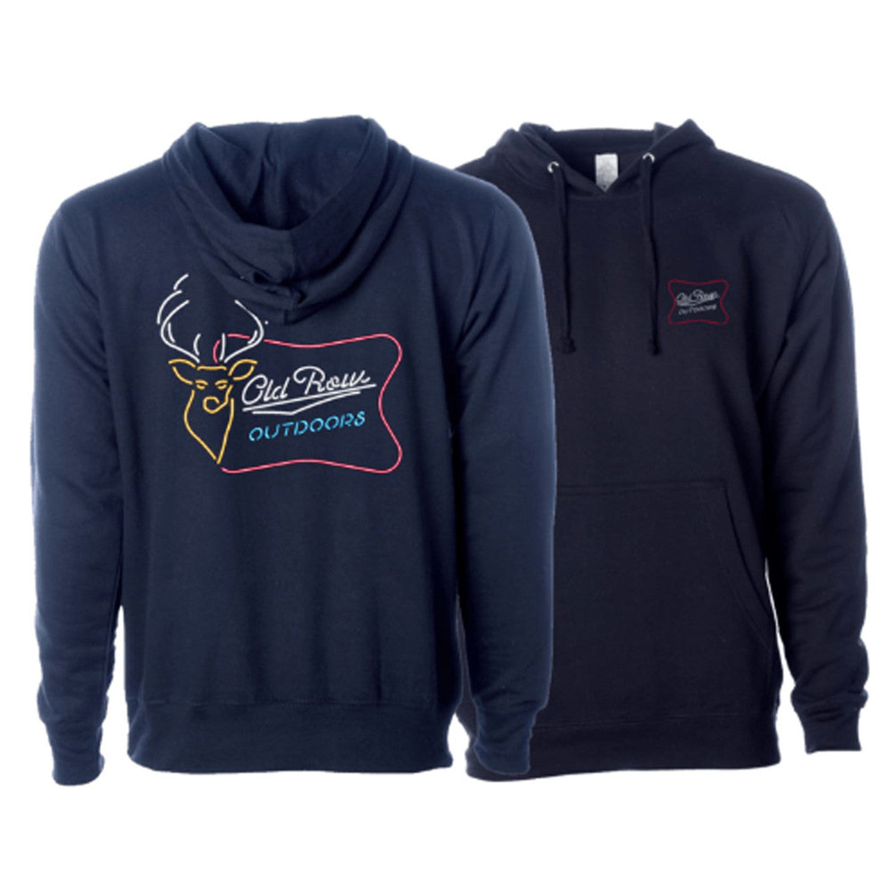 OLD ROW Men's Pullover Old Row Outdoors Men's Neon Buck Hoodie || David's Clothing