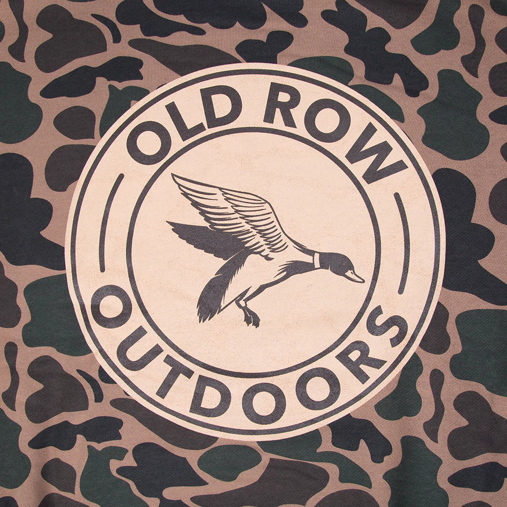 OLD ROW Men's Pullovers Old Row Outdoors Duck Circle Camo Hoodie || David's Clothing