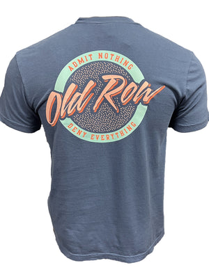OLD ROW Men's Tees MIDNIGHT / S Old Row Circle Logo Pocket Tee WROW3518