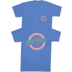 OLD ROW Men's Tees MYSTIC BLUE / S Old Row Circle Logo Tee || David's Clothing WROW3520