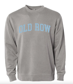 OLD ROW Women's Sweater GREY / S Old Row Pigment Dyed Premium Crewneck || David's Clothing WROW2561