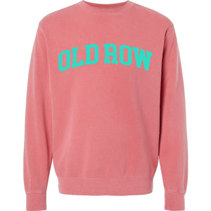 OLD ROW Women's Sweater PINK / S Old Row Pigment Dyed Premium Crewneck || David's Clothing WROW-3029