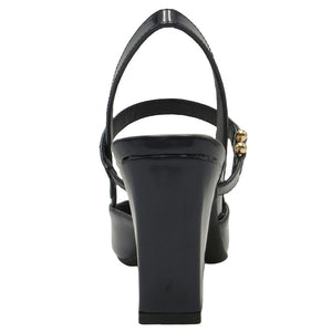 OLEM Women's Shoes Orley-11 Navy Heel