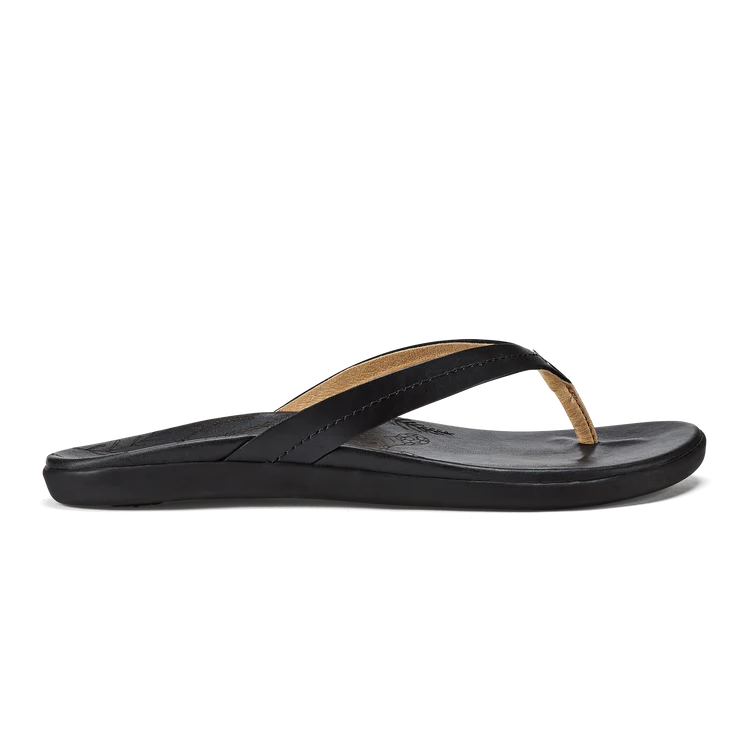 OLUKAI Women's Sandals BLACK / 5 Olukai Honu Women's Sandal || David's Clothing HONU