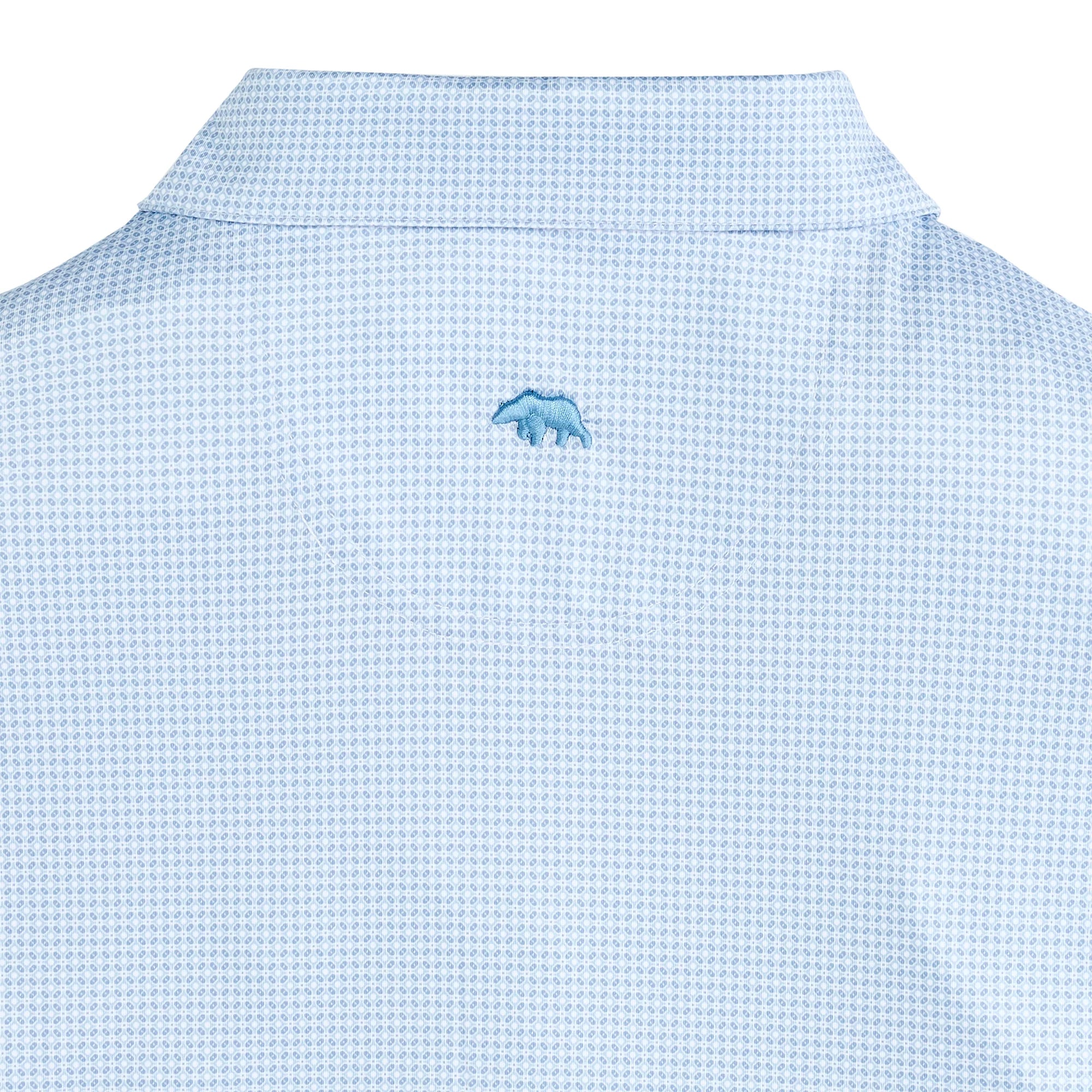 ONWARD RESERVE Men's Polo Onward Reserve Range Printed Performance Polo - Endless Sky || David's Clothing