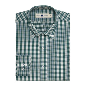 ONWARD RESERVE Men's Sport Shirt Onward Reserve Rattler Classic Fit Performance Shirt - Mallard Green
