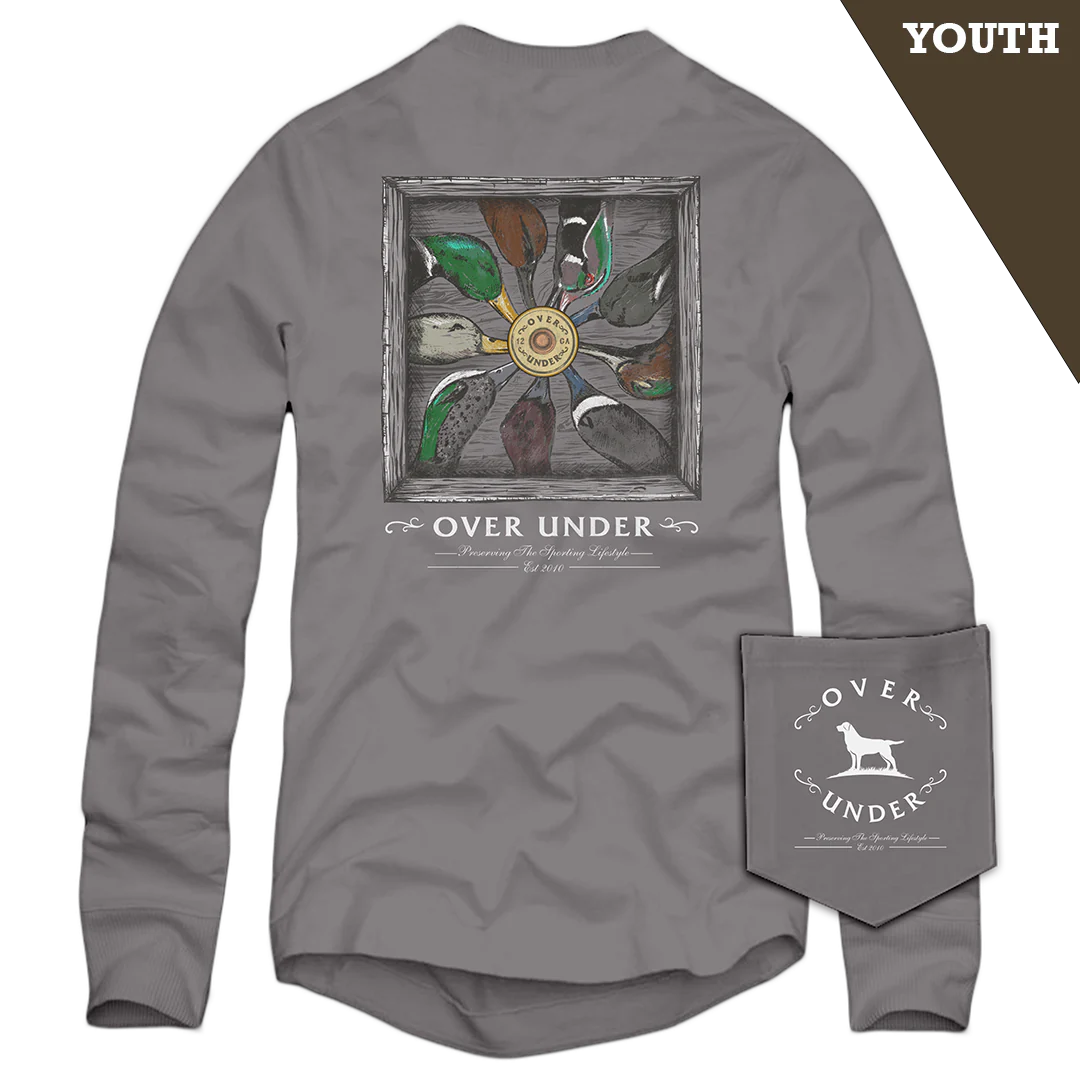 OVER UNDER CLOTHING Kid's Tees Over Under L/S Youth Duck Ring T-Shirt Hurricane || David's Clothing