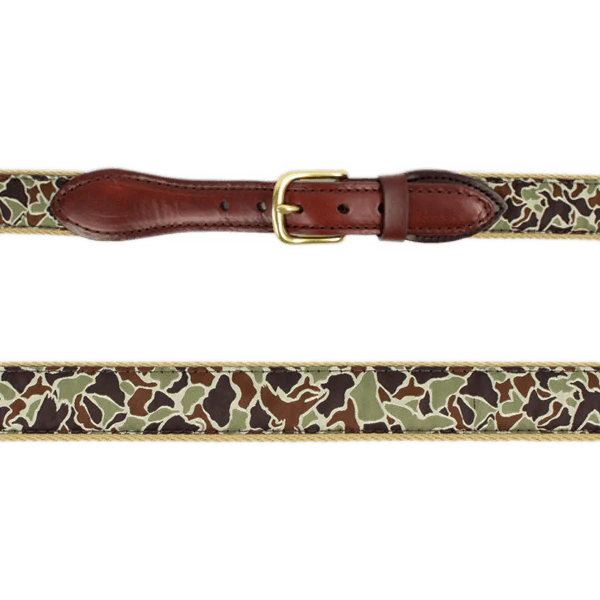 OVER UNDER CLOTHING Men's Belts Over Under Duck Camo Ribbon Belt || David's Clothing