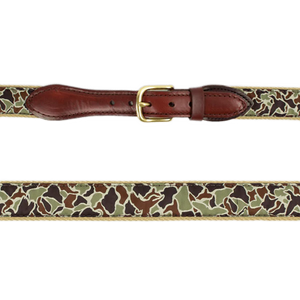 OVER UNDER CLOTHING Men's Belts Over Under Duck Camo Ribbon Belt || David's Clothing