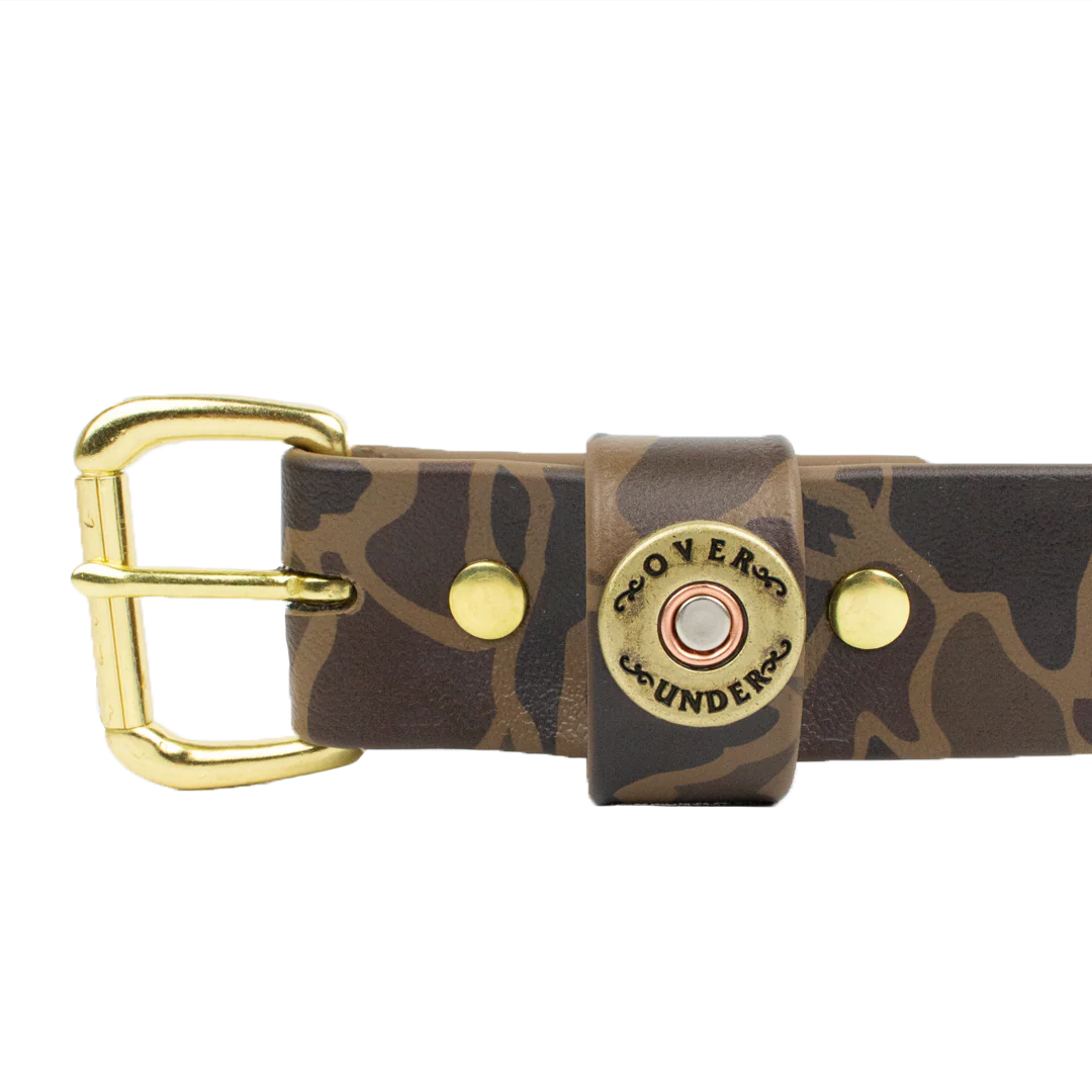 OVER UNDER CLOTHING Men's Belts Over Under Waterproof Single Shot Belt Duck Camo