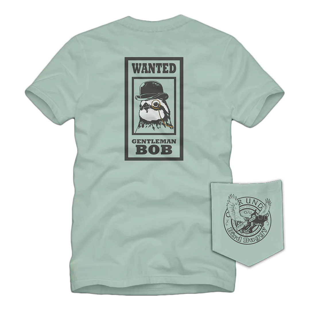 OVER UNDER CLOTHING Men's Tees Over Under S/S Gentleman Bob T-Shirt Green Tea || David's Clothing