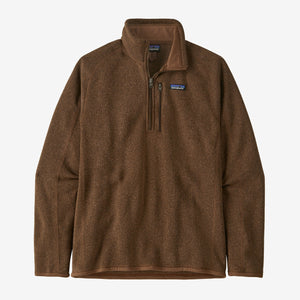 PATAGONIA Men's Outerwear MOOSE BROWN / M Patagonia Men's Better Sweater 1/4-Zip Fleece || David's Clothing 25523MEBN