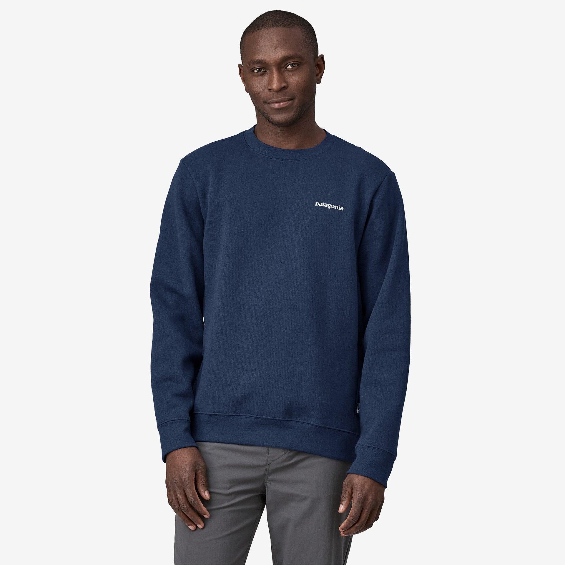 PATAGONIA Men's Pullover LMBE / M Patagonia Fitz Roy Icon Uprisal Crew Sweatshirt || David's Clothing 39667LMBE