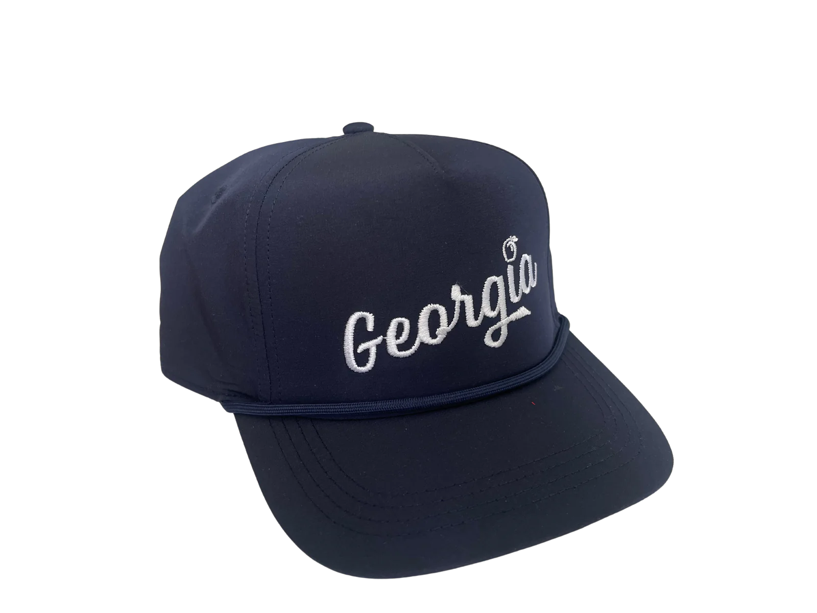 PEACH STATE PRIDE Men's Hats NAVY Peach State Pride Georgia Script Performance Hat || David's Clothing 5PNVGSH