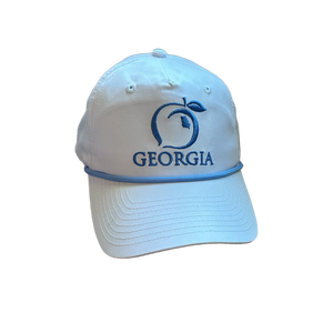 PEACH STATE PRIDE Men's Hats WHITE Peach State Pride Original Georgia Performance Hat || David's Clothing 5PWHGH