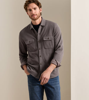 PETER MILLAR Men's Jackets Peter Millar Ridgeline Knit Shirt Jacket
