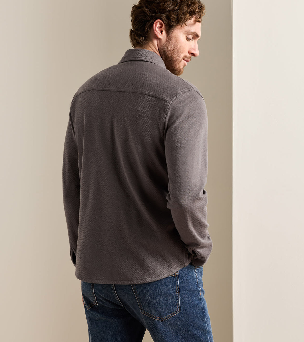 PETER MILLAR Men's Jackets Peter Millar Ridgeline Knit Shirt Jacket