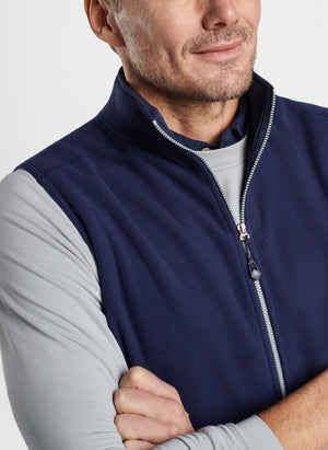 PETER MILLAR Men's Outerwear Peter Millar Thermal Flow Micro Fleece Vest || David's Clothing