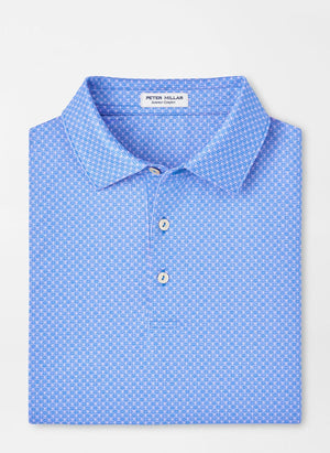 PETER MILLAR Men's Polo LIBERTY BLUE / S Peter Millar North Flight Performance Jersey Polo || David's Clothing MF24EK24SLB