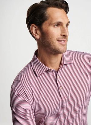 PETER MILLAR Men's Polo Peter Millar Cedar Performance Jersey Polo || David's Clothing