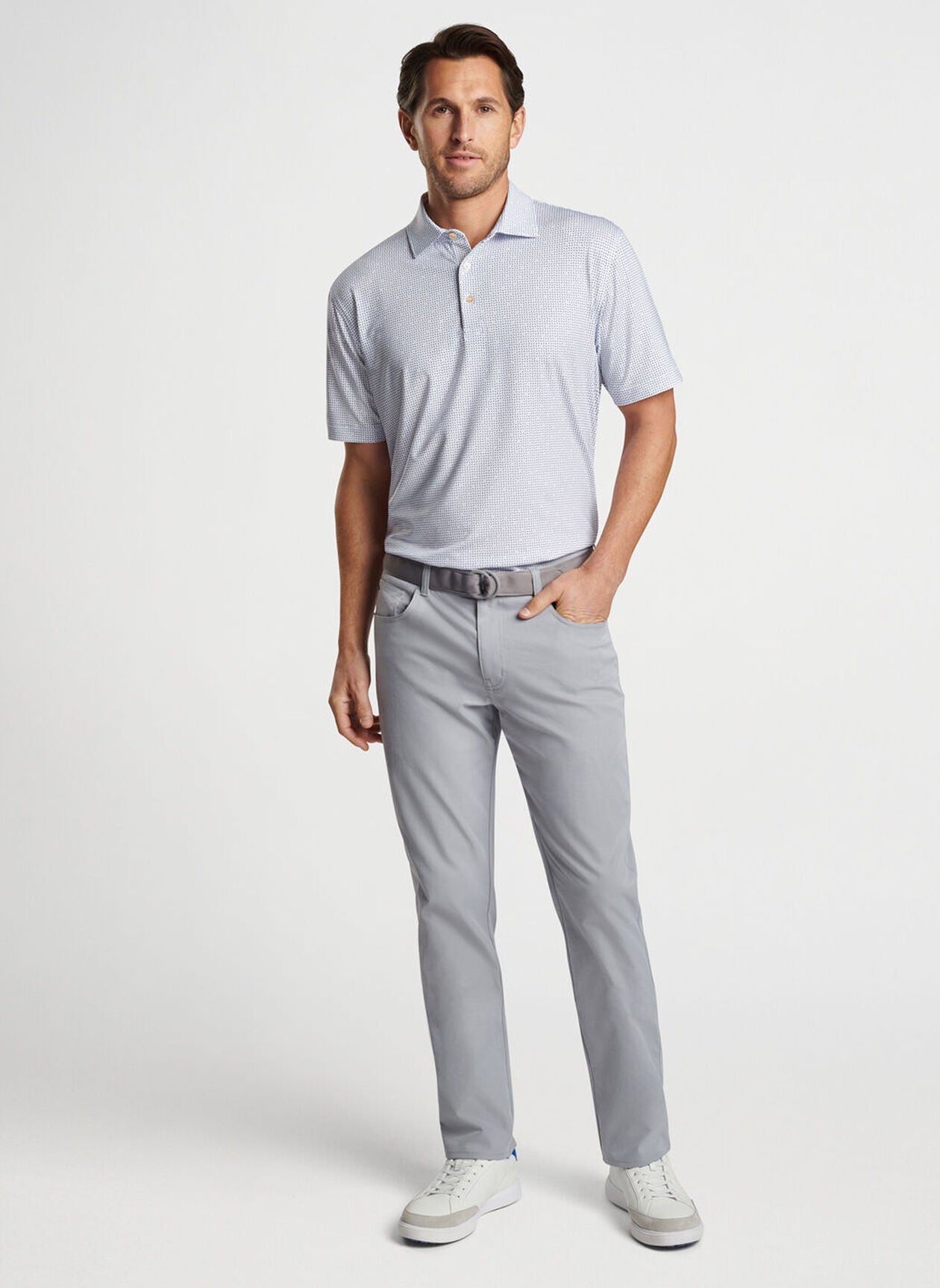 PETER MILLAR Men's Polo Peter Millar Daybreak Performance Jersey Polo || David's Clothing