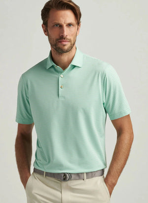 PETER MILLAR Men's Polo Peter Millar Hales Performance Jersey Polo || David's Clothing