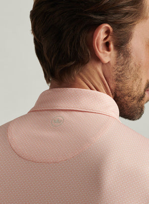 PETER MILLAR Men's Polo Peter Millar Santos Geo Performance Jersey Polo