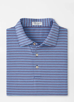 PETER MILLAR Men's Polo SPORT NAVY / M Peter Millar Fairmont Performance Jersey Polo || David's Clothing MF24EK25SSNV