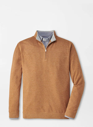 PETER MILLAR Men's Pullover BRITISH TAN / M Peter Millar Crown Comfort Pullover || David's Clothing MF24K49BT