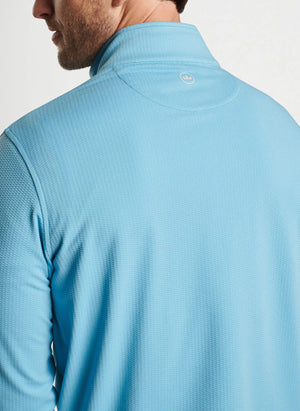 PETER MILLAR Men's Pullover Peter Millar Perth Oval Stitch Performance Quarter-Zip || David's Clothing